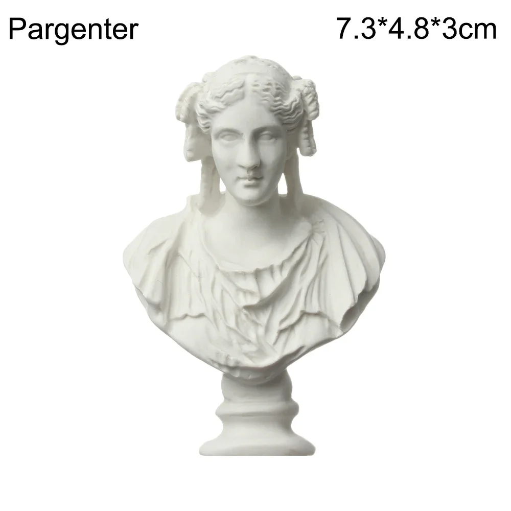 新ミニ置物石膏像ギリシャ神話有名人有名な彫刻描画練習石膏バスト肖像