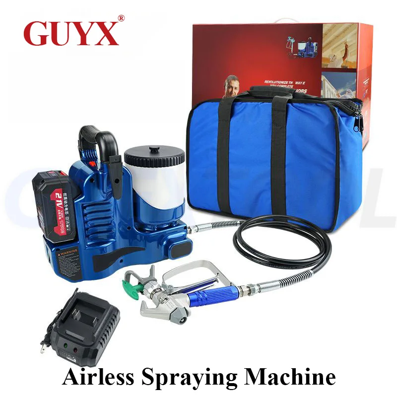 

DIY Small Spray Machine Lithium Battery Handheld High Pressure Airless Spray Machine Home Latex Paint Spray Repair Tool