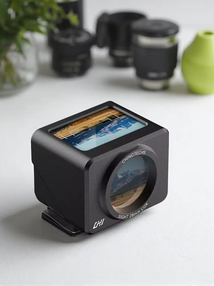 CHI SIGHT Metal Waist Level Finder Viewfinder Retro Lens Hood Multi Frame Lines 28 35 40 50 for Film SLR Rangefinder Camera