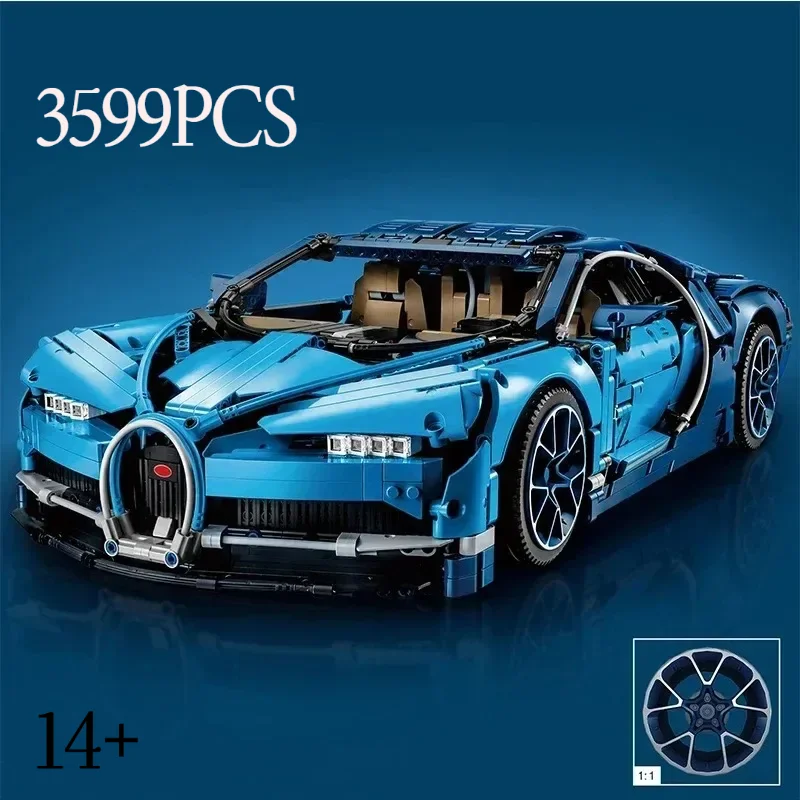 2025 NEUE 3599 Stücke Bugattied Chirons Kompatibel 42083-Super Sport Racing Auto Bausteine Set