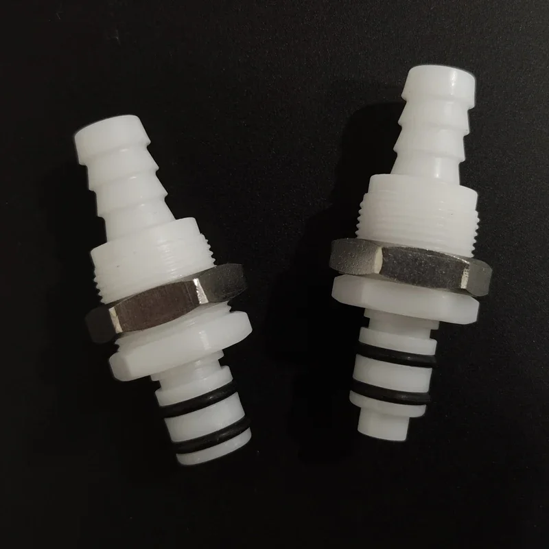1Pcs Disconnect Fitting Coupling Hose Joint Quick Shut-Off Tube Connector Hose Barb Valved 3/16 1/4 Male Female Quick Coupler
