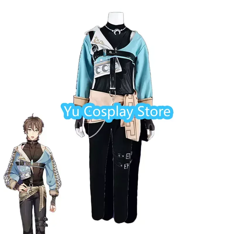 Game Nu Carnival Eiden Cosplay Costumes Halloween Carnival Uniforms Anime Clothing Fancy Party Suit Coat Top Pants Custom Made