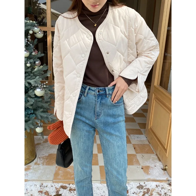 تصميم مريح المعين التماس سترة قطنية خفيفة #5