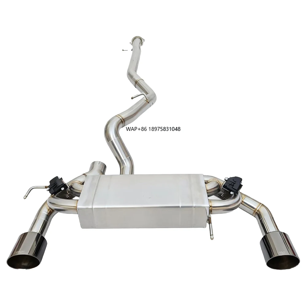 

Wholesale Price Valvetronic Valved Catback System for 2.3T 304 Stainless Steel 1.5mm Thick Muffler Exhaust Pipes