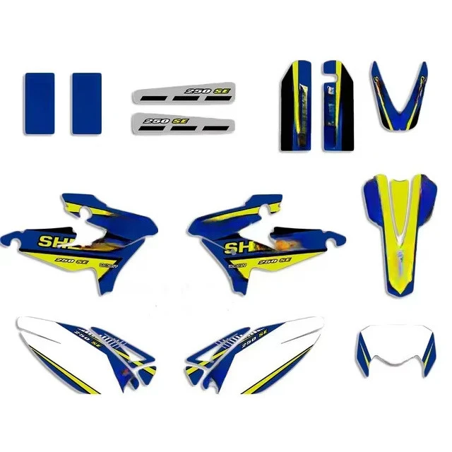 Complete 3M Graphic Decal Sticker Kit DECO Dekor For SHERCO SE 250 300 2009 2010 2011
