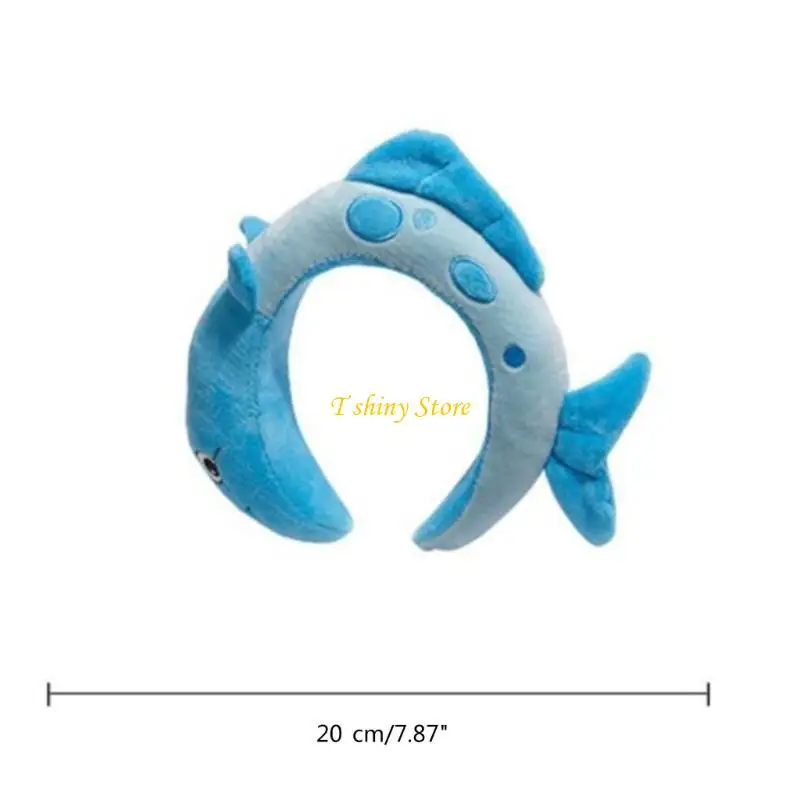 n58f 여자 여자 귀여운 생선 머리띠 액세서리 섹시한 머리띠 헤드웨어 코스프레