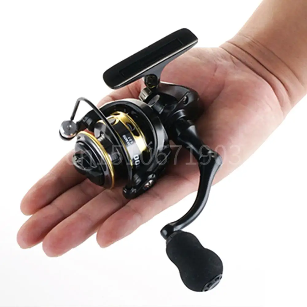 Mini Fishing Reel ZP 500/800 Series Lightweight Spinning Reel Gear Ratio 5.2:1 Pocket Fishing Reel 13BB for Freshwater Fishing