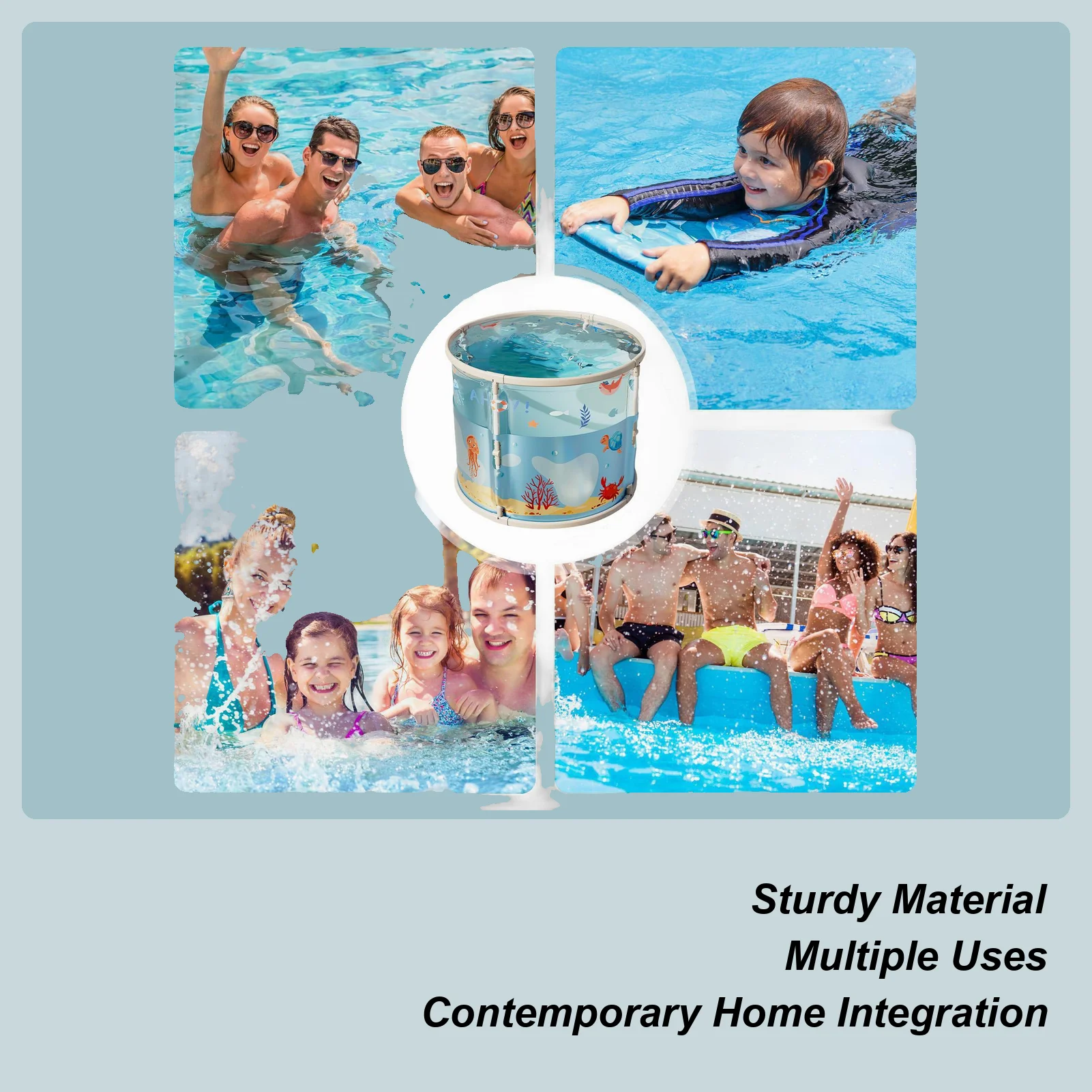 

Portable Bath Soaking Bathing Tub Portable Foldable Large Soaking Cold Hot Water Bathtub For Travel Children Boys Girls Adults