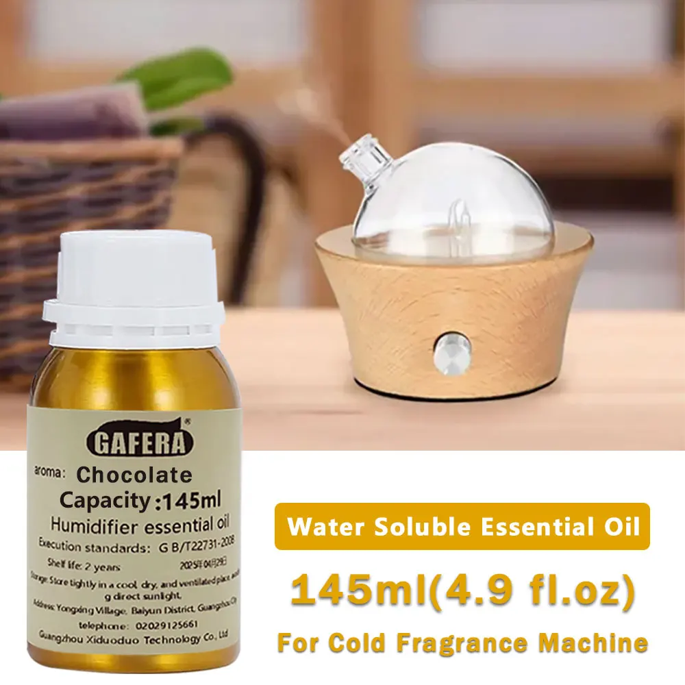 GAFERA 145ml(4.9 fl.oz) Chocolate/Eucalyptus-Mint/Ocean Essential Oil - For Cold Fragrance Instrument & Humidifier & Aroma Stone