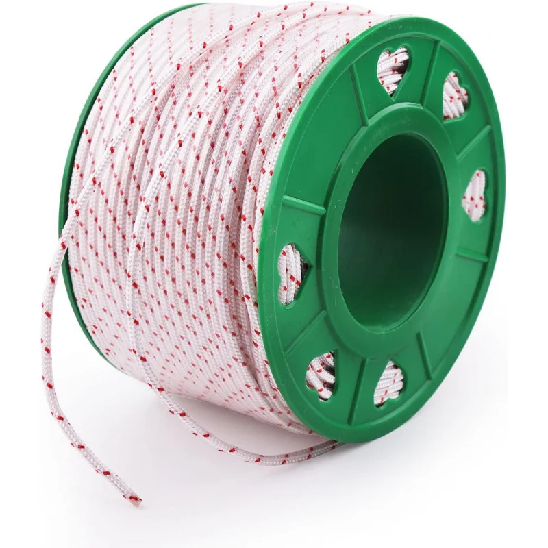 리코일 스타터 로프 풀 코드 4mm 100미터 에코 Poulan Homelite McCulloch Sears 트리머 Edger U