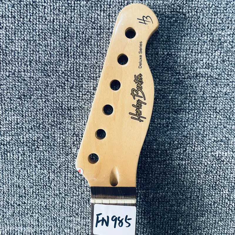 FN985 Original Harley Benton 6 String Electric Guitar Semi Finishing Tele Model Guitar Neck for Replace with Damages DIY