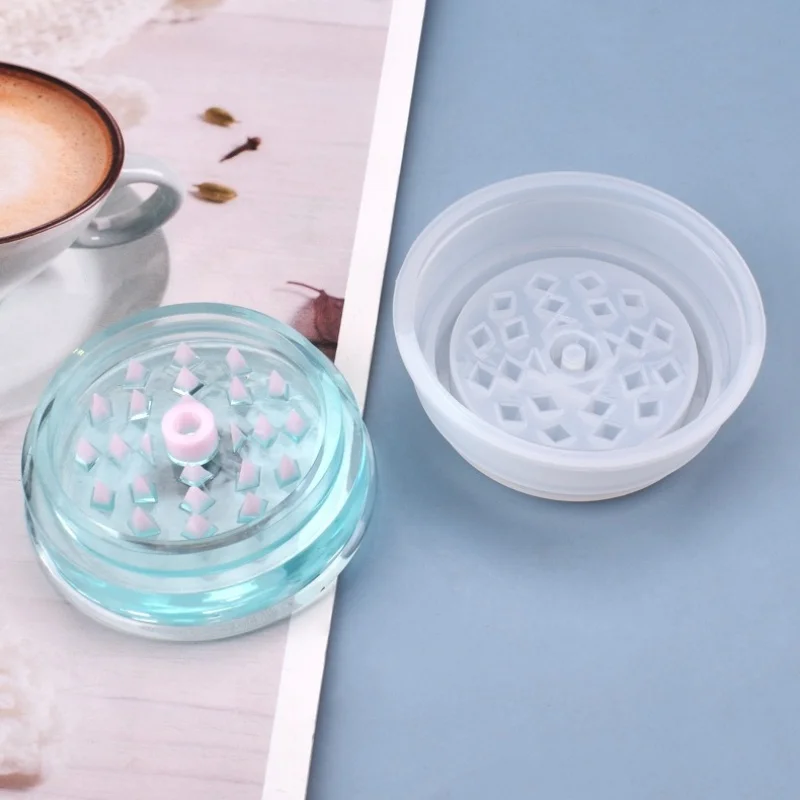 Homemade Cigarette Grinder Resin Crystal Epoxy Drop Glue Mold DIY  Tobacco Shredder Silicone Mold Home Decoration Storage