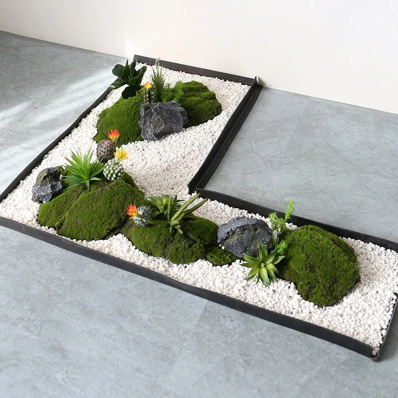 Succulent plant fake cactus green plant micro landscape indoor home counter window fake flower decoration landscaping