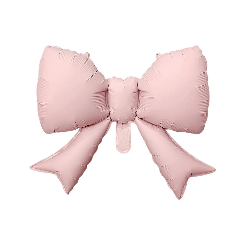 6 قطع الطفل الوردي القوس بالون ربطة القوس فيونكة الوردي بالون القوس الصغير بالون الزفاف العروس دش فتاة هدية بالون الديكور #2