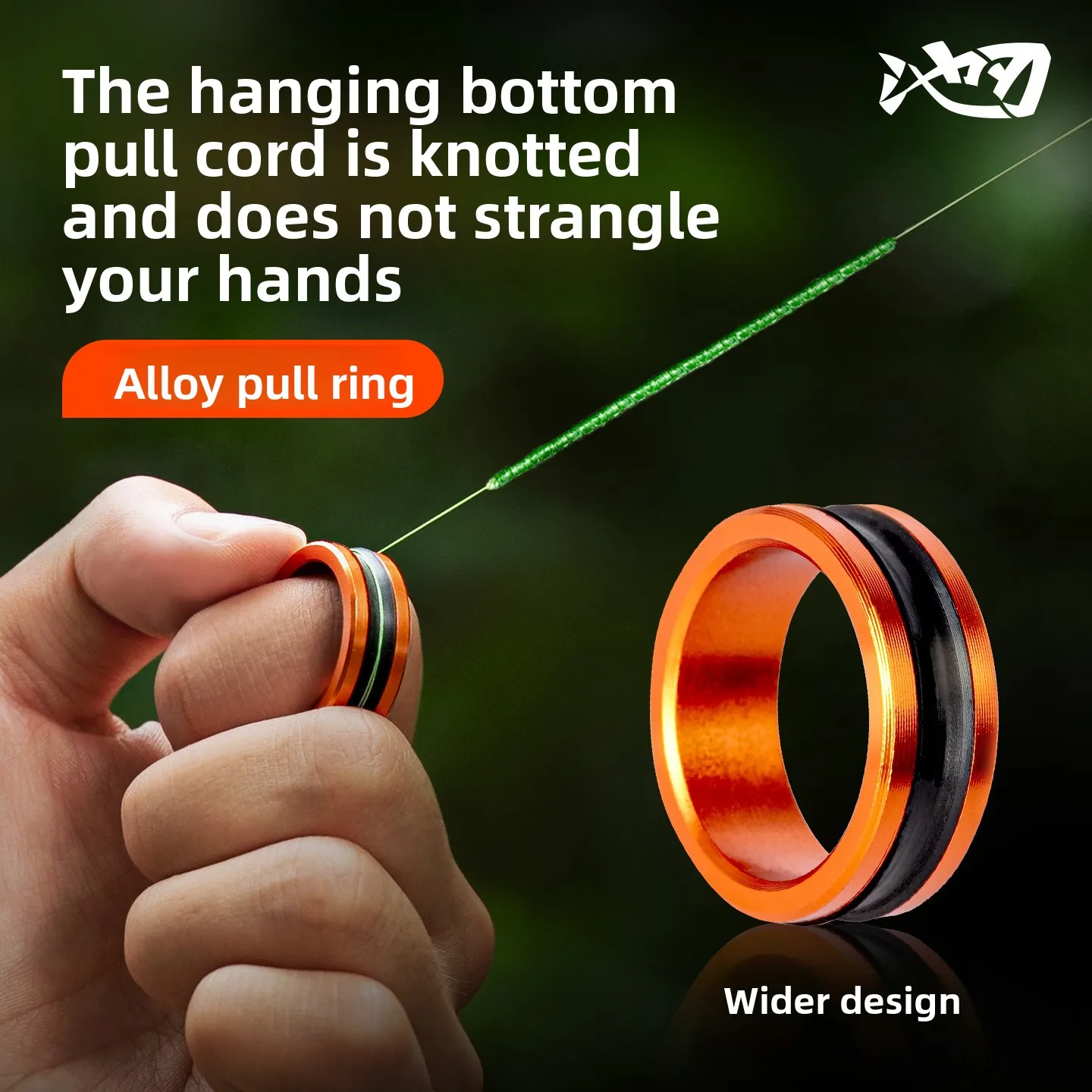 

Portable Anti-Slip Fishing Line Puller- Aluminum Alloy Ring Gripper, Ideal for Snag Removal | Durable Lightweight Tool, Fits All