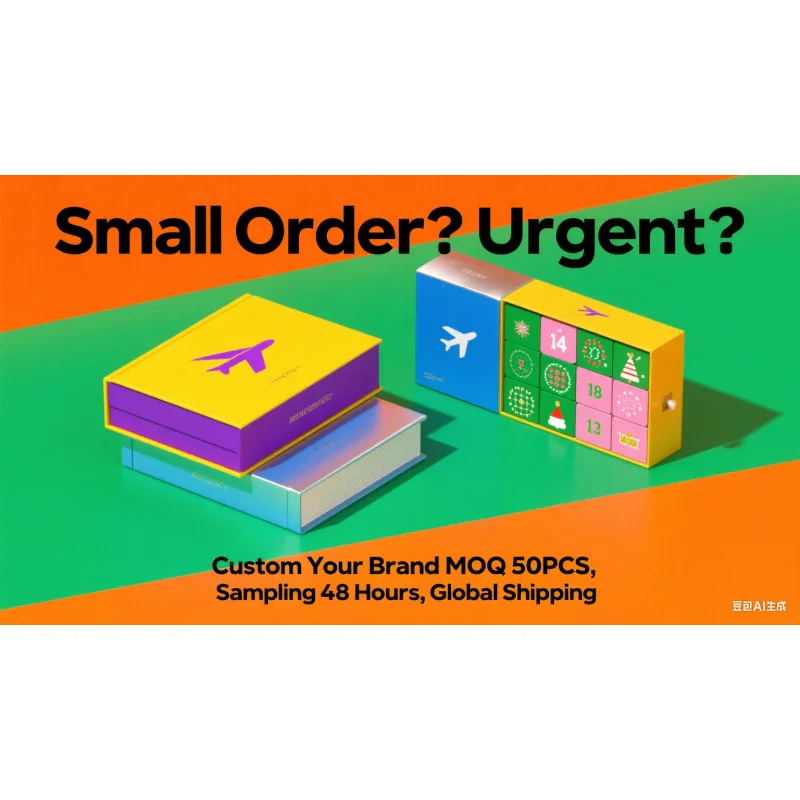 Custom.Factory الفاخرة تقويم القدوم علبة التعبئة والتغليف مستحضرات التجميل تقويم القدوم مع صندوق الأدراج #6