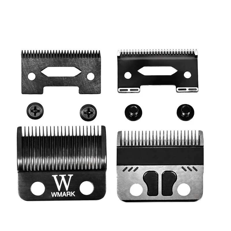 Wmark W-13 Dlc Fade Hair Clipper Reservemes 440c Roestvrijstalen Poedermetallurgie Keramisch Bewegend Mes Vervangen Accessoires