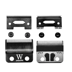 WMARK W-13 DLC FADE Hair Clipper Spare Blade 440C Stainless Steel Powder Metallurgy Ceramic Moving Blade Replacing Accessories