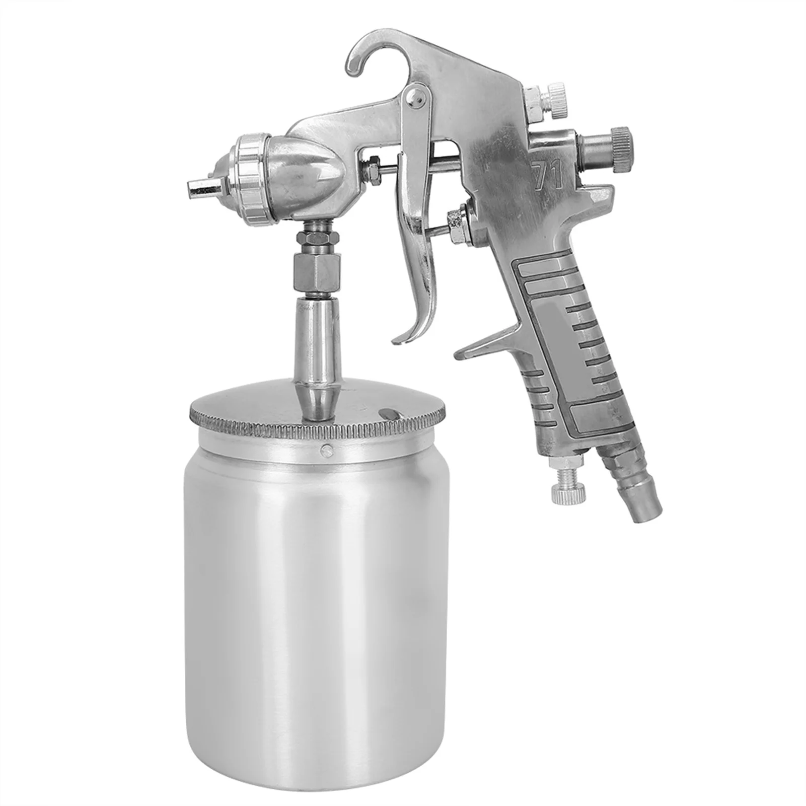 

Краскопульт W-71 с сифонным механизмом, для глазури и краски, емкость 600 мл, из нержавеющей стали, для керамических работ и художественной росписи, инструмент для гончарных работ
