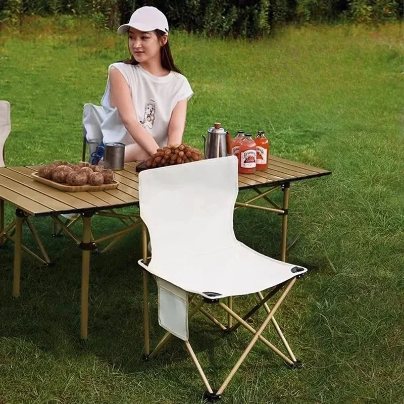 Outdoor Folding Chairs Leisure Hiking Picnic Stool Portable Chair Camping Beach Fishing Chair Travel Seat Outdoor Furniture image 2