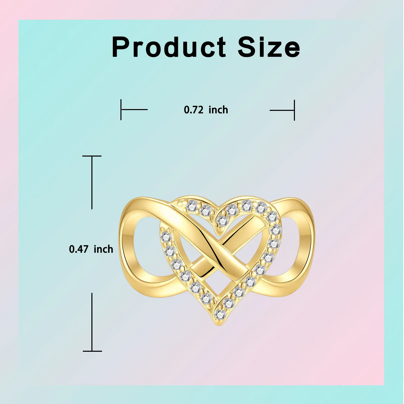 925 Sterling Silver Infinity Heart Charm Bead Interwoven Endless Love Spacer Charm Fit Bracelets Necklaces Jewelry Gift