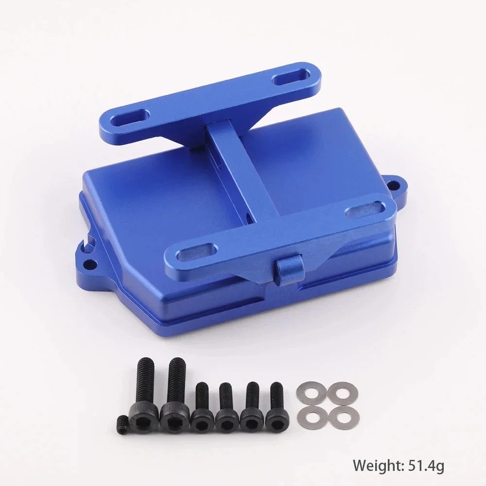 Cubierta de caja receptora con soporte de ajuste eléctrico para TRAXXAS 1:5 X-MAXX 6S/8S 1:6XRT Monster Truck piezas de mejora