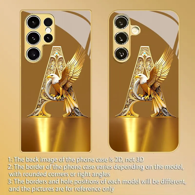 

Golden Letter Patterned Phone Case for Samsung Galaxy S26/S23 PLUS/S24 Plus/S25/S25 Edge.A Stylish And Trendy Design