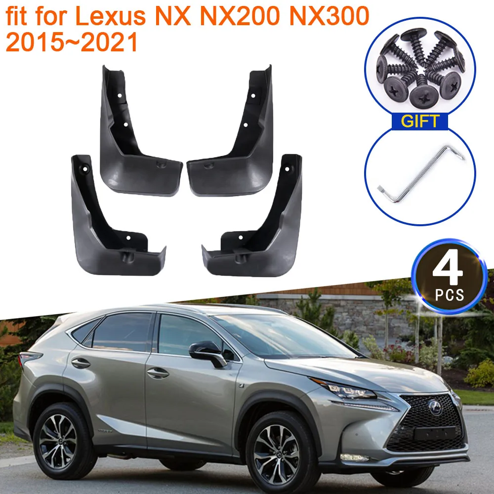 

for Lexus NX NX200 NX300 2015 2016 2017 2018 2019 2020 2021 Mudflap Mudguard Splash Front Wheels Fenders Car Styling Accessories