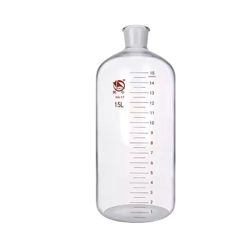 

High borosilicate scale dialysis bottle