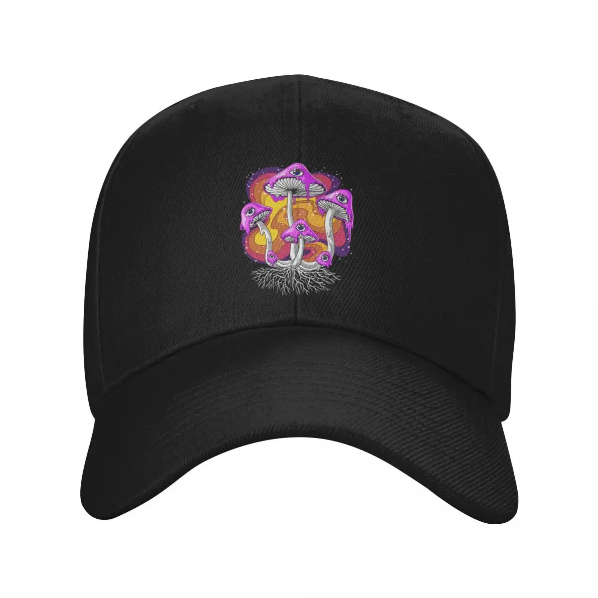 Psychedelic Magic Mushrooms Baseball Caps Peaked Cap Psychonauts Sun Shade Hats for Men