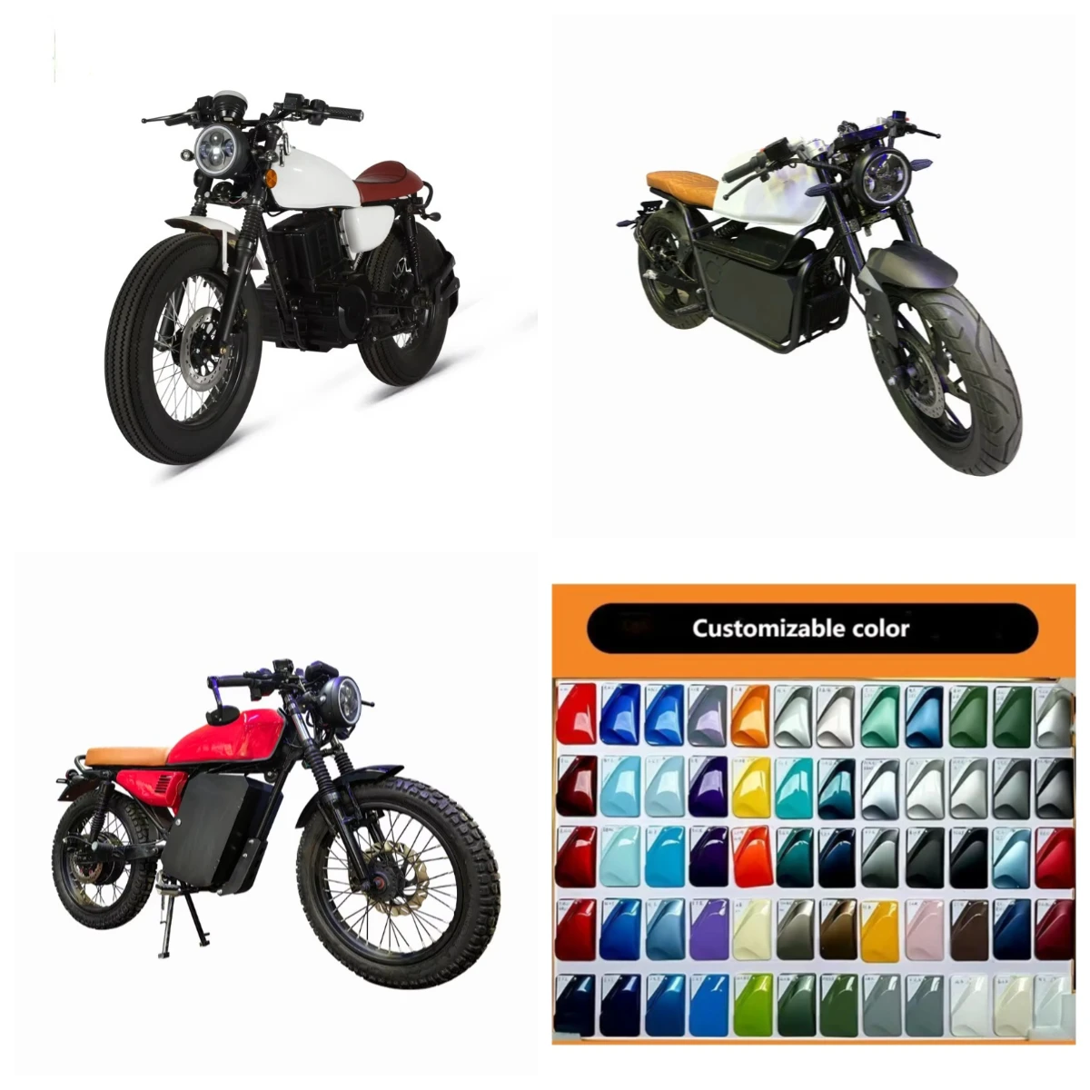 

Krono Wild High Quality 2000W Electric Motorcycle Streetbike Sportbike Off-road Motorcycles Speed 80km/h Wheel Motor Without Bat