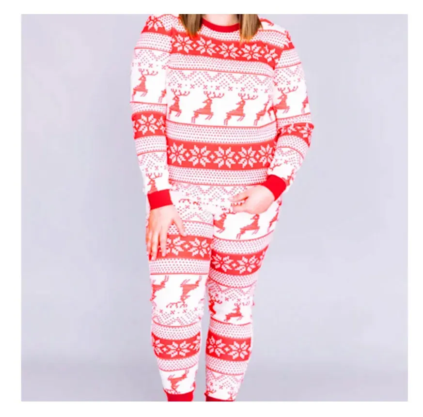 2025 neue Familie Weihnachten Pyjamas Mama Papa Kinder passende Kleidung Set Baby Strampler Pjs weiche lose 2-teilige Anzug Homewear Weihnachten Look – Detail 13