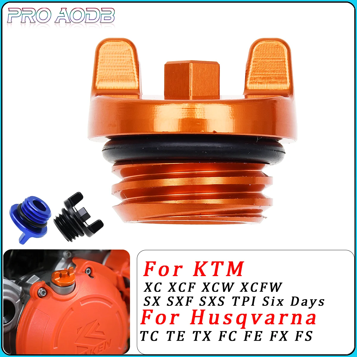 

Motocross Engine Oil Filler Plug Cap Cover For KTM EXC EXCF XCF XC XCW XCFW SX SXF 125 150 200 250 300 350 450 525 530 2004-2023