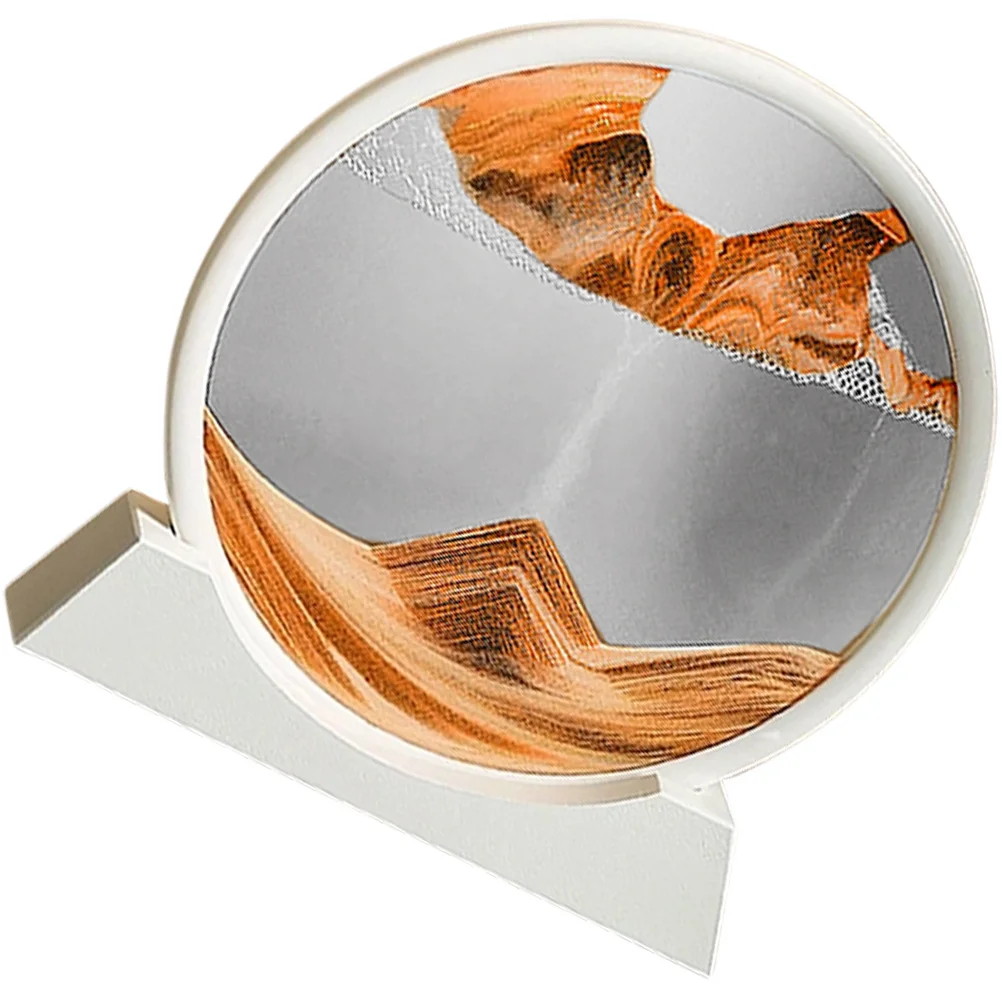 3D Moving Sand Painting Compact Desk Decor For Home Office Living Room Flowing Sand Art Picture Landscape Quicksand Painting
