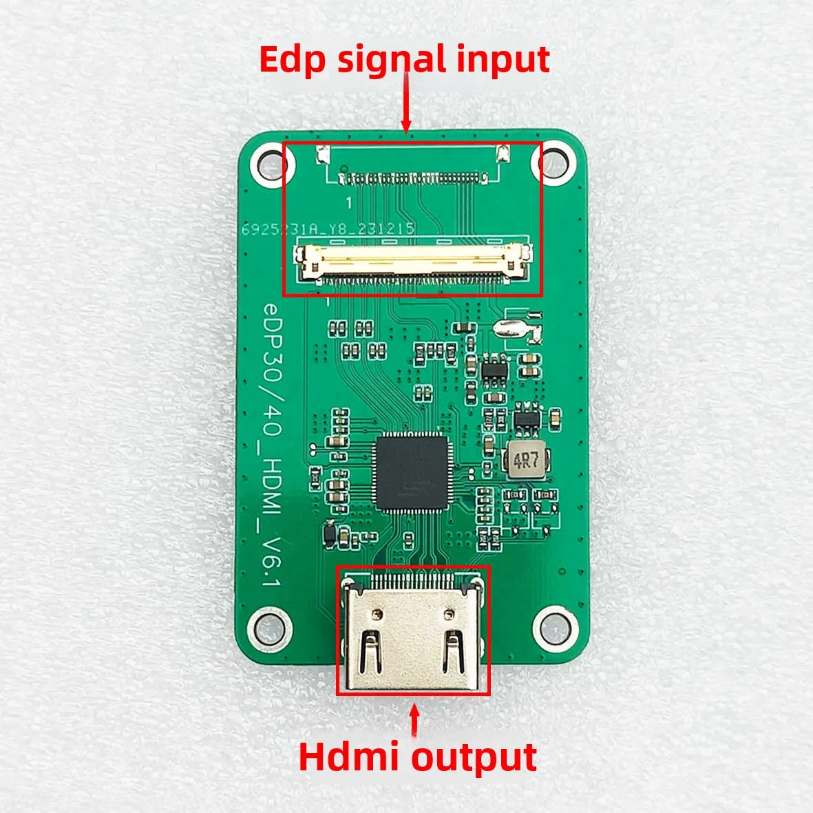 EDP to HDMI board output EDP/DP to HDMI adapter board supports 4K2K1080P and supports multiple resolutions