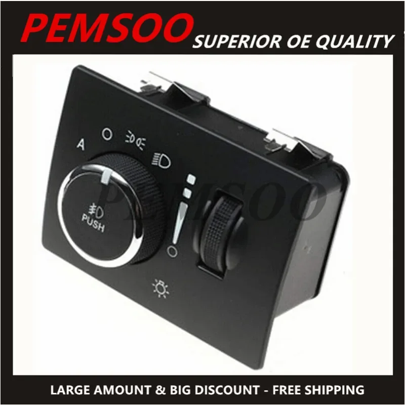 68189148AA  New  Light Switch Fog Lamp Switchs 68189148AA For Chrysler 300C 06 07 Jeep Grand Cherokee Dodge Challenger