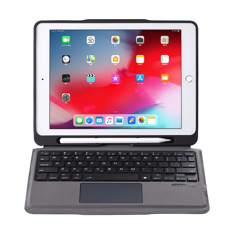 Imagem -02 - Mini Ultra-fino 3.0 Tablet pc Ajustável Case Rgb Retroiluminado Teclado Touchpad sem Fio para Ipad Pro 9.7 10.2 10.5 ar 10.9 11