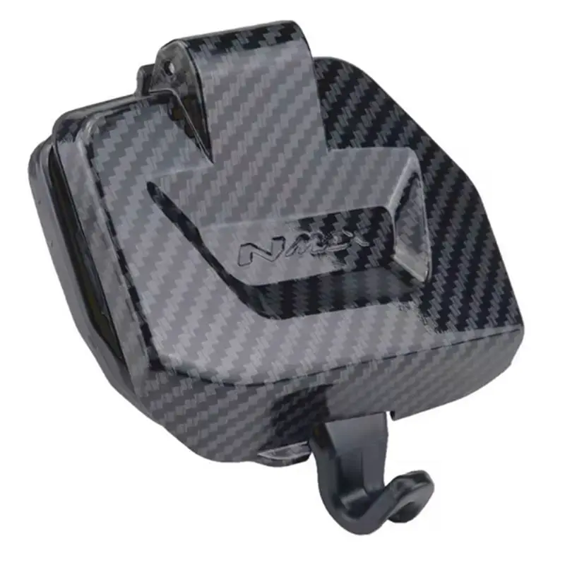 M49K-Tool Box Storage Cover Lid For Motorbike Carbon Fiber Waterproof Side Pocket For NMAX V3 NMAX155 2025 NMAX
