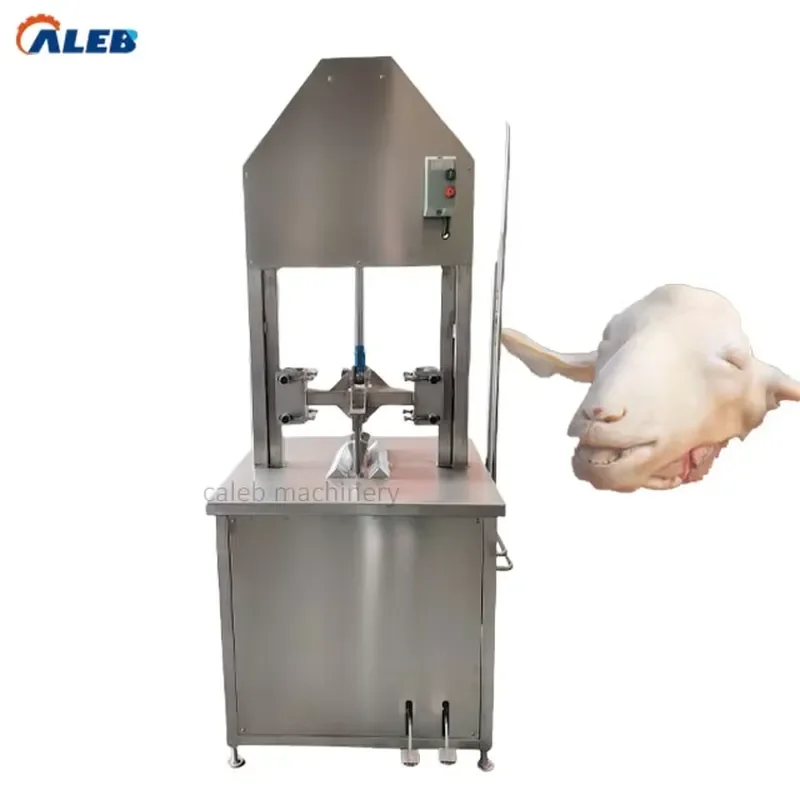 

YWM Certificate Electric Sheep Head Splitter Machine Hydraulic Small Pig Head Halve Machine for Livestock Meat Processing
