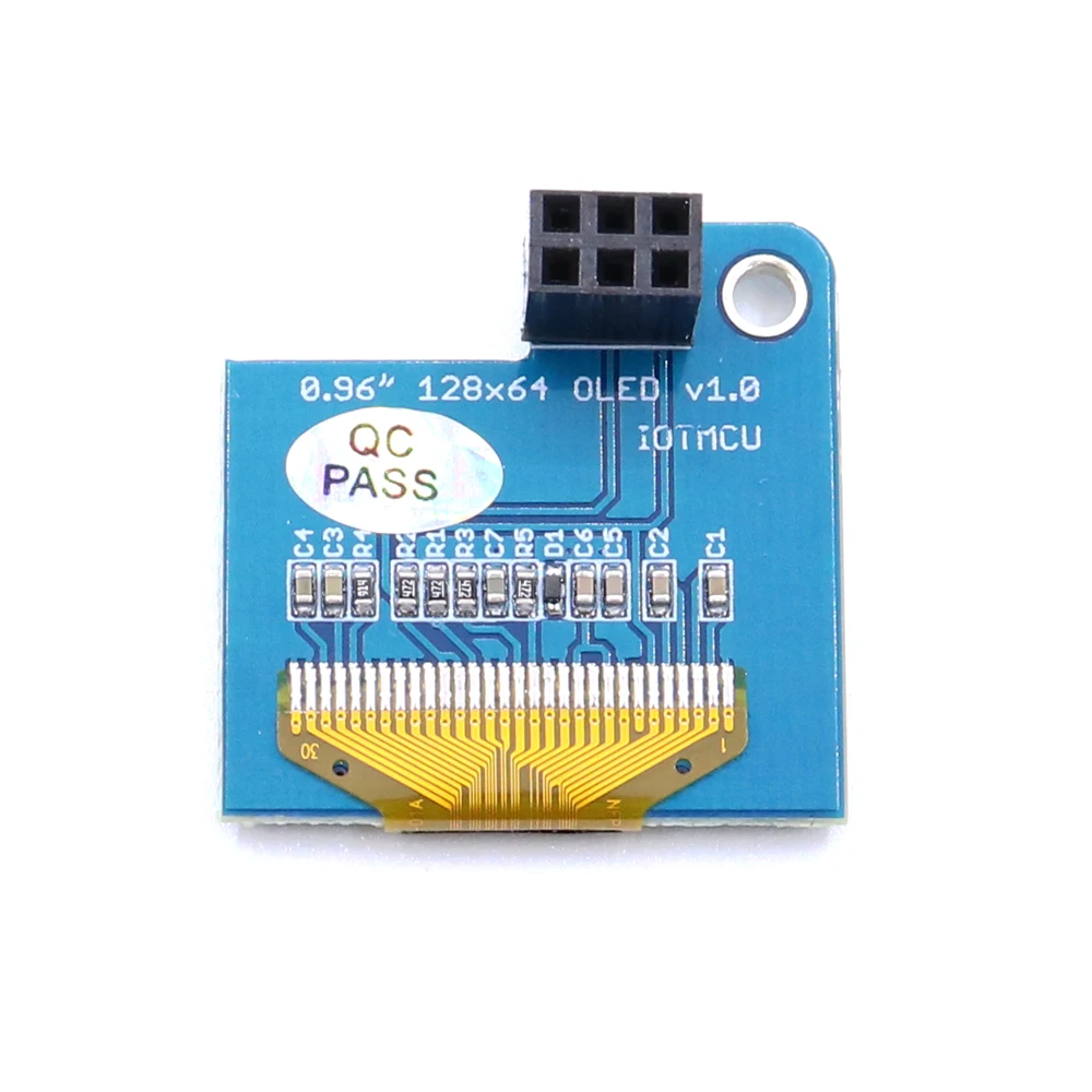 Módulo De Tela Raspberry Pi OLED, 128x64, 0, 96 Polegada OLED Display