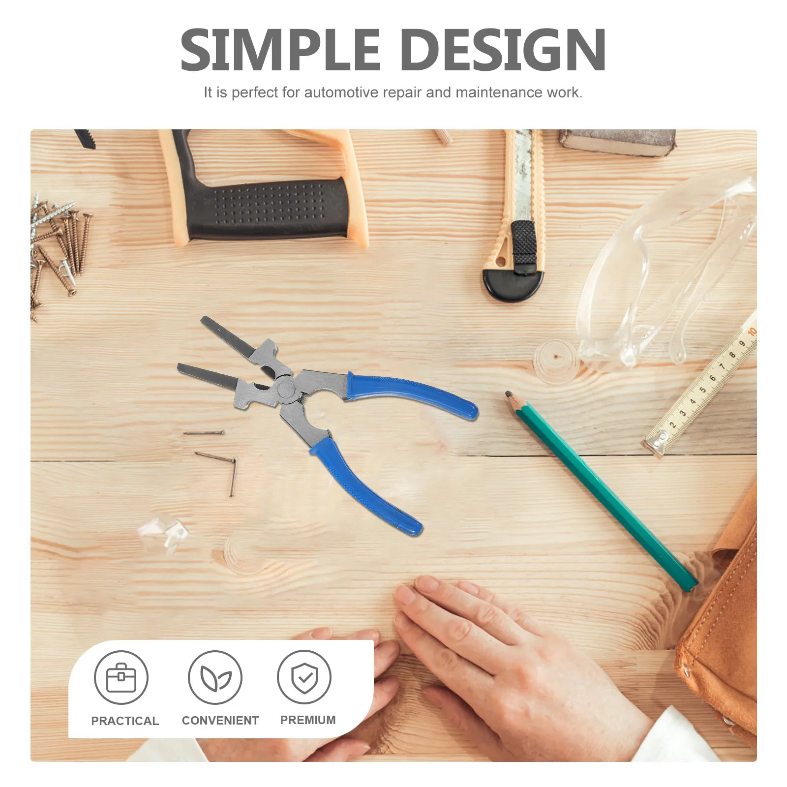 

Adjustable Locking Welding Pliers Heavy Duty Soldering Clamp Multi-Use Precision Tool For Metal Wire Auto Repair Maintenance