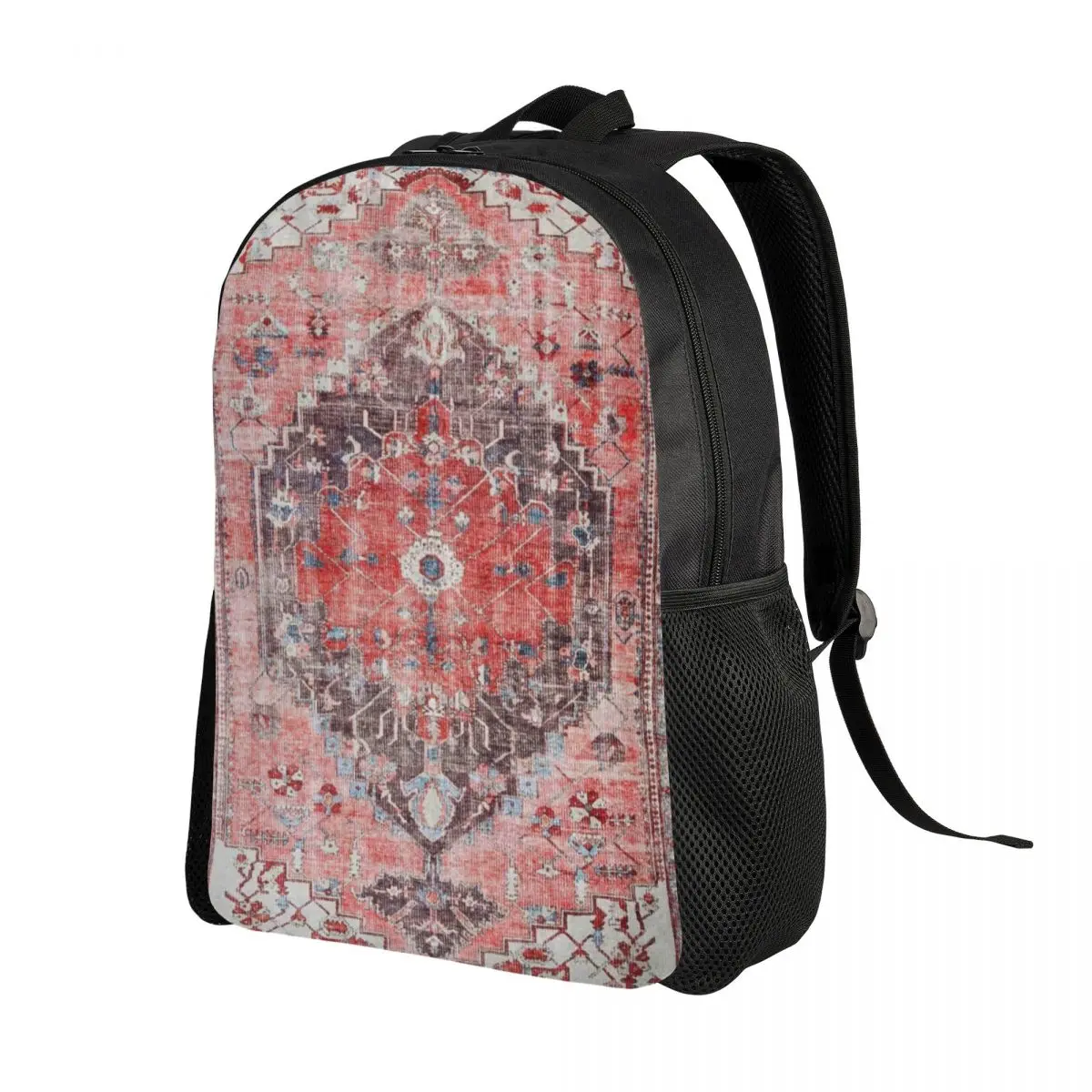 Custom Oriental Moroccan Style Artwork Backpacks Antique Bohemian College School Travel Bags  Bookbag Fits 15 Inch Laptop