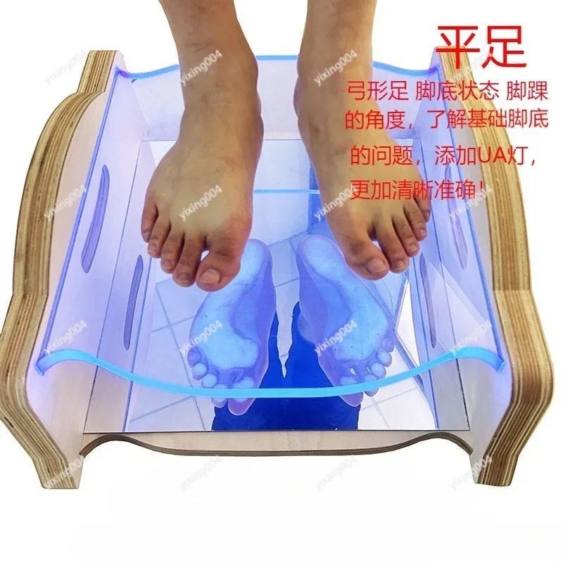 Plantar Foot Assessment Mirror, Gait Detection Board for Flat Foot Inward Outward Valgus Check