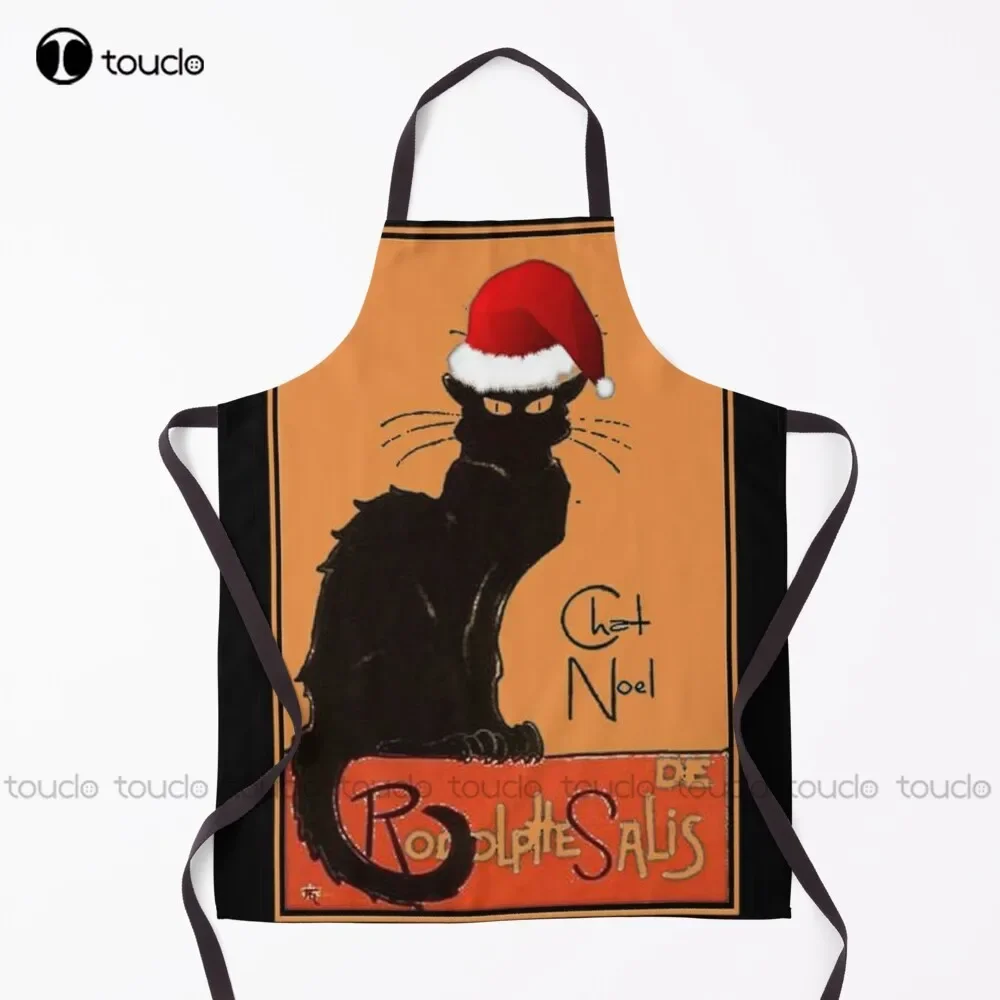 

Новый рождественский фартук Le Chat Noel с изображением гриба, винтажный фартук с котом, керамический фартук унисекс