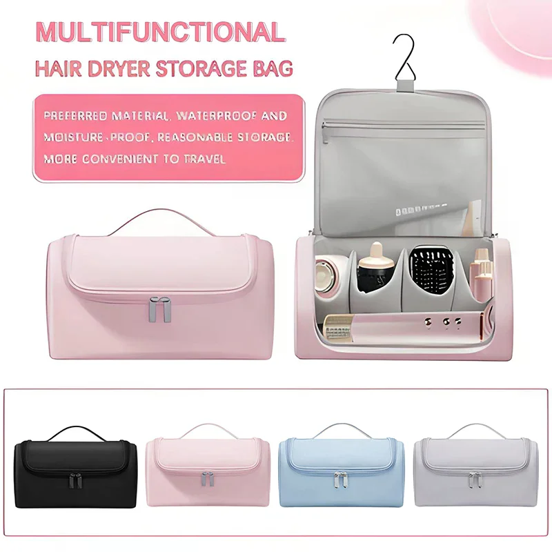Portable Hairdryer Storage Bag Waterproof Curling Iron Hair Dryers Organizer Bags Cosmetic Bag Travel Carrying Case