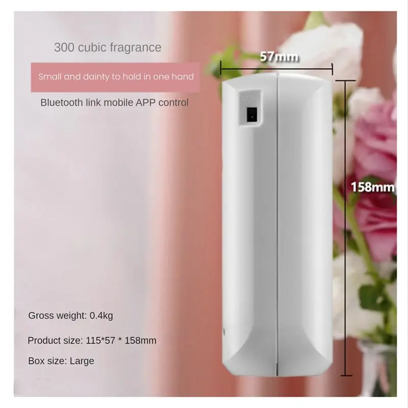 AB33-NAMASTE 500M³ Home Perfume Air Freshener New In Electric Aromatic Oasis Oils Diffuser Bluetooth Capacity 150ML