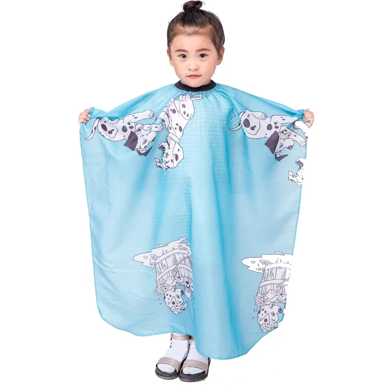

Salon Kids Hairdressing Cape Hairdresser Cartoon Pattern Haircut Styling Gown Barber Shop Household Child Hair Cut Cape Apron