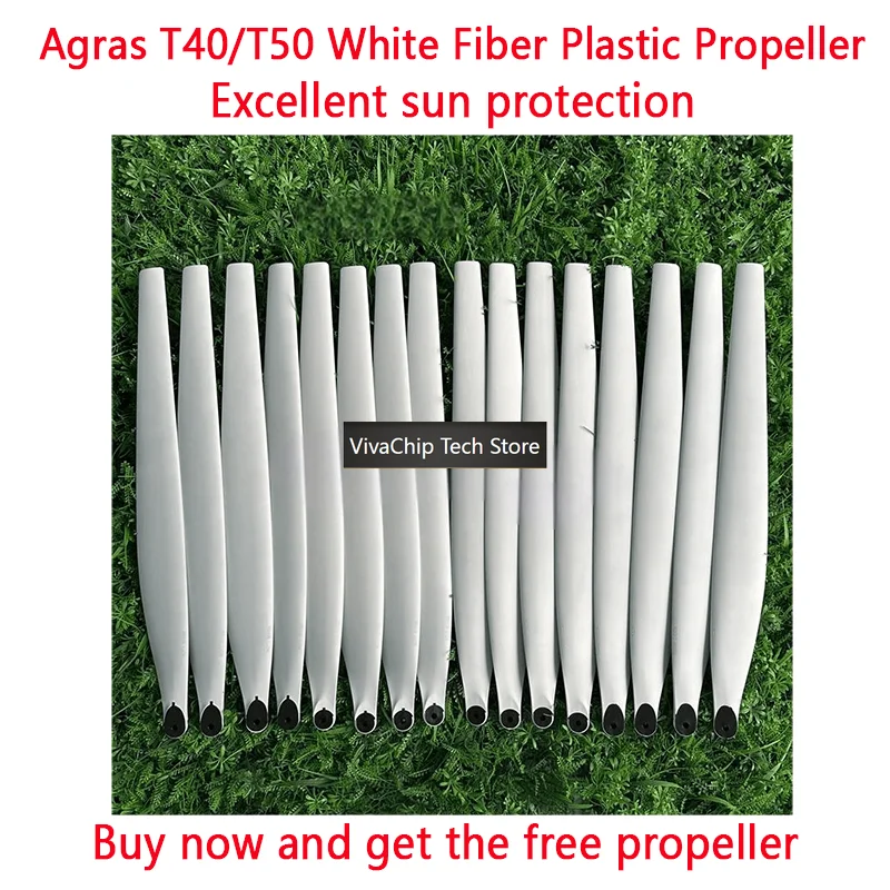 VivaCTT20P/T40/T50 White Propellers U5413 L5415 Carbon Fiber Plastic For Agras Drone Parts