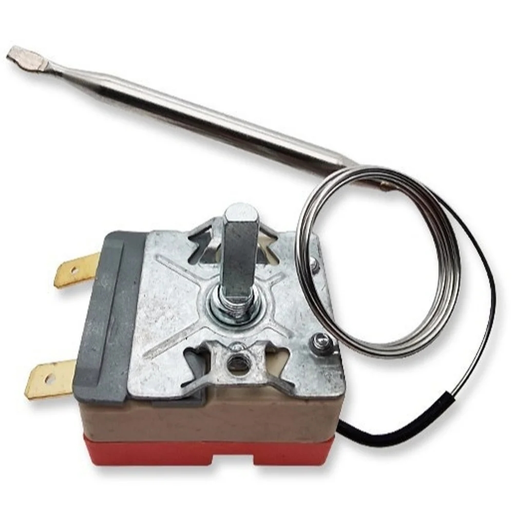 Thermostat for Electric Oven Adjustable 50 to 250 Degrees Temperature Control Compatible with 220V Heating Devices