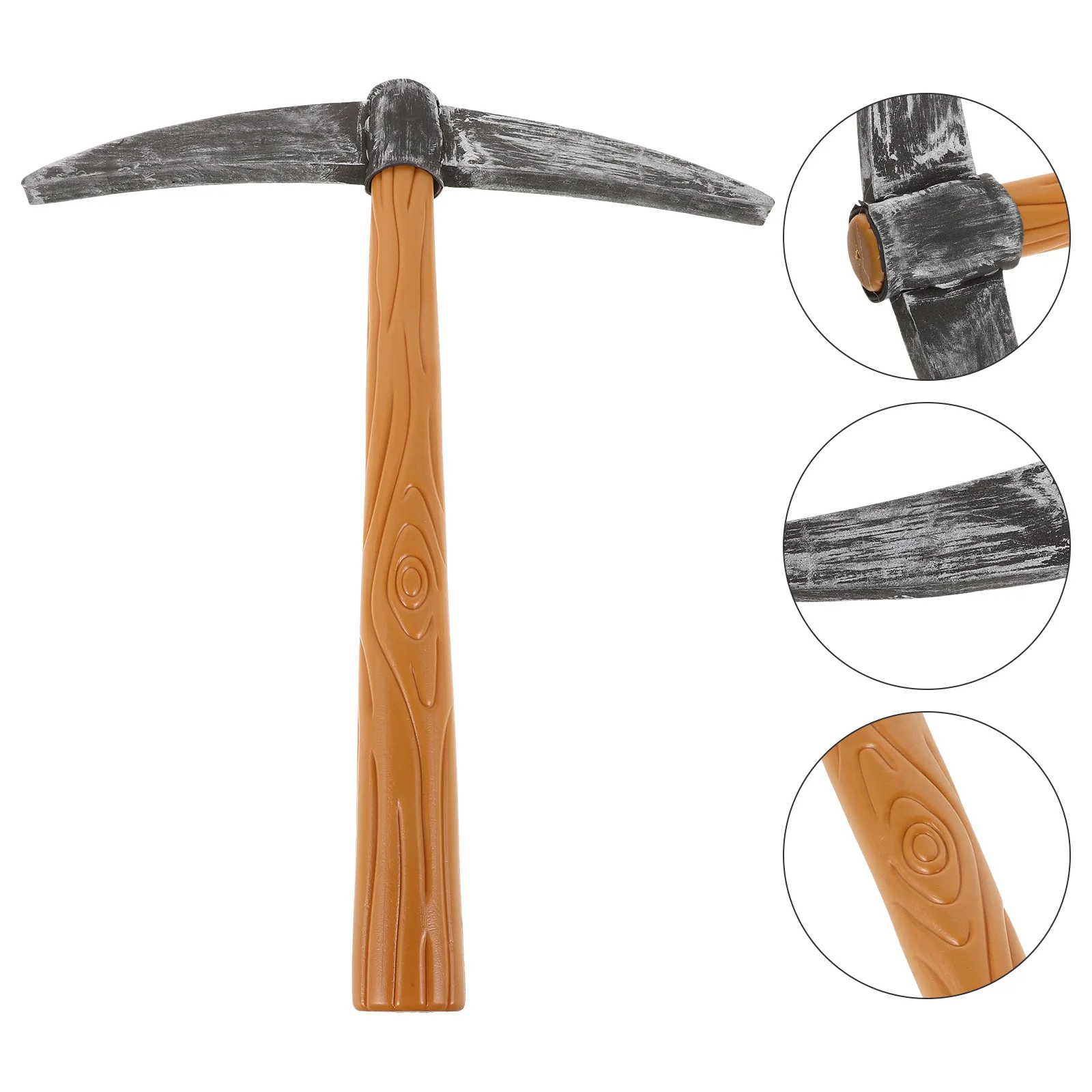 

2Pcs Pickaxe Decorative Fake Adornment Creative Costume Prop Festival Party Photo Props Photography Scene Decor